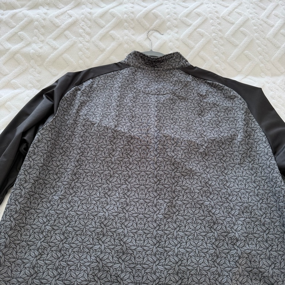 Maelreg Black And Gray Quarter-Zip Pullover View 4